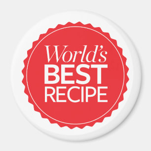 Världs bäst recept magnet