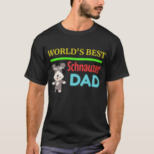 Världs bäst Schnauzerpappa T Shirt