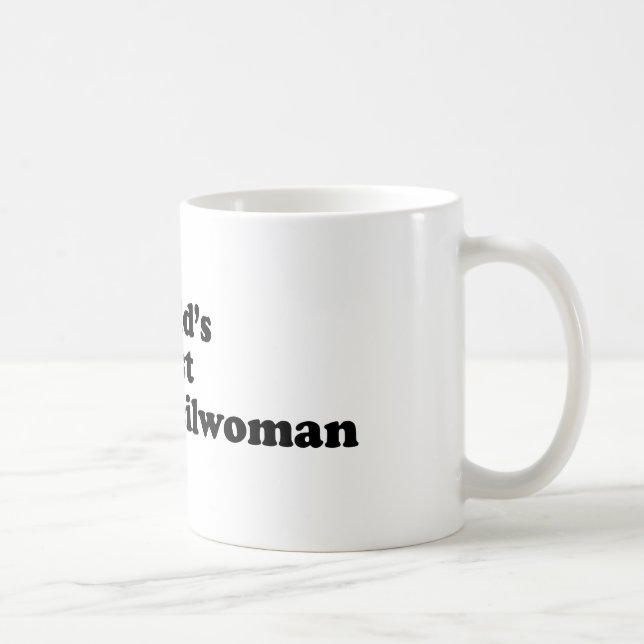 Världs bäst stadsCouncilwoman Kaffemugg (Höger)