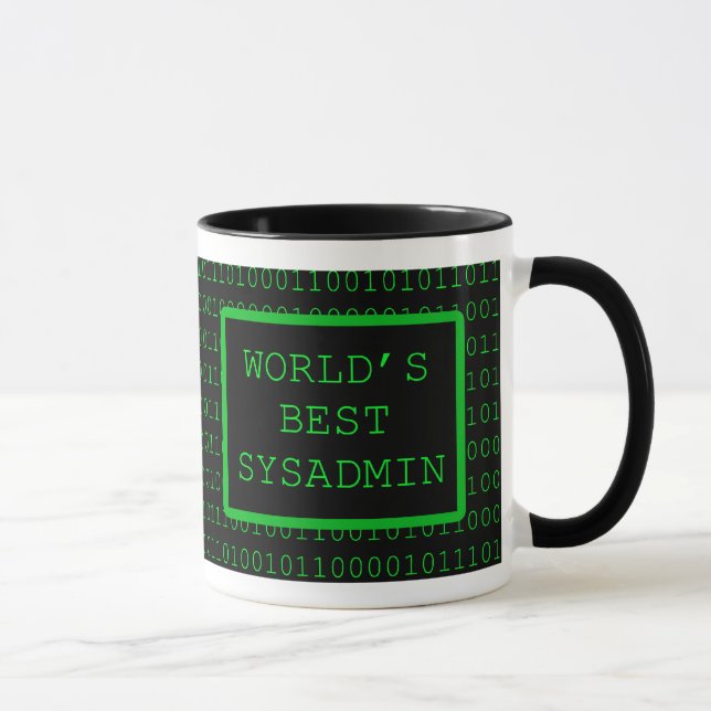 Världs bäst SysAdmin Mugg (Höger)
