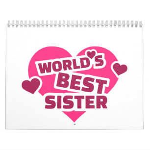 Världs bäst syster kalender