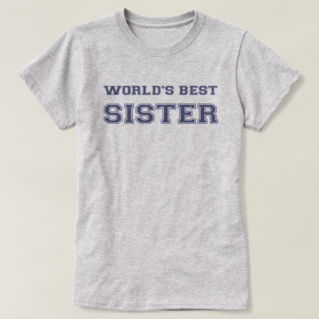 Världs bäst syster tröja (Design framsida)