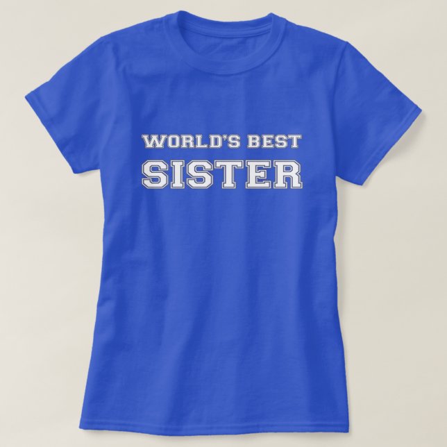 Världs bäst syster tröja (Design framsida)