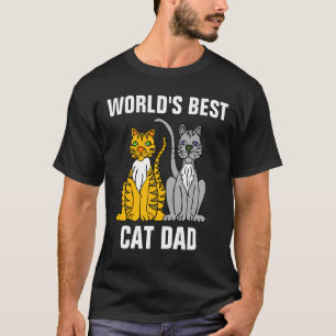 VÄRLDS BÄST t-skjortor för KATTPAPPA T-shirt