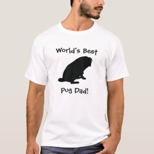 Världs bäst T-tröja för mopspappa T-shirt