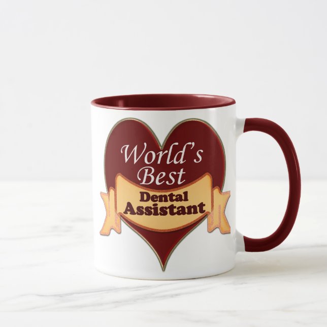 Världs bäst tand- assistent mugg (Höger)