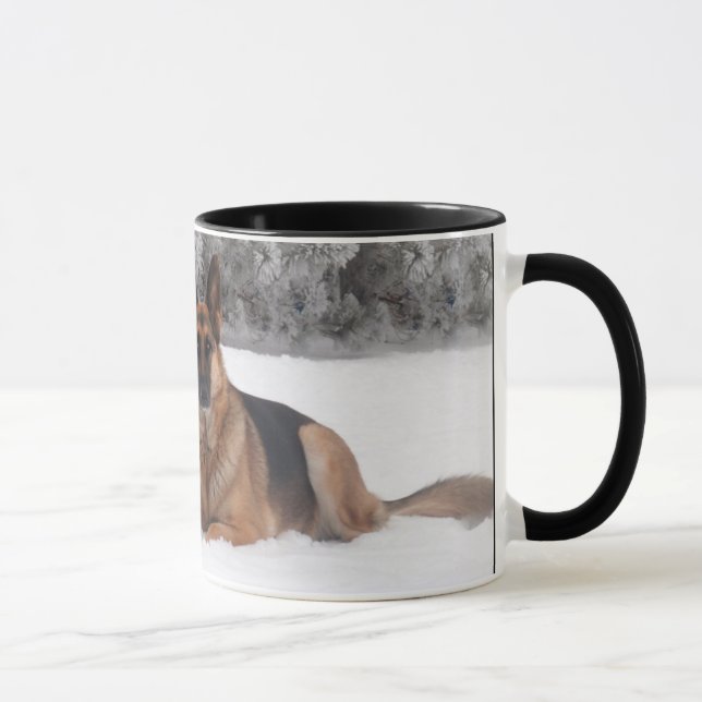 Världs bäst tysk herdepappa mugg (Höger)