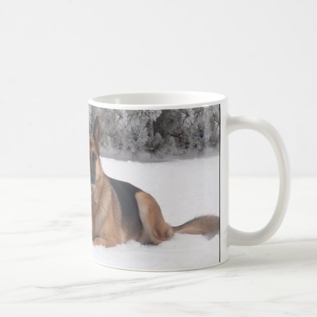 Världs bäst tysk herdepappa mugg (Höger)