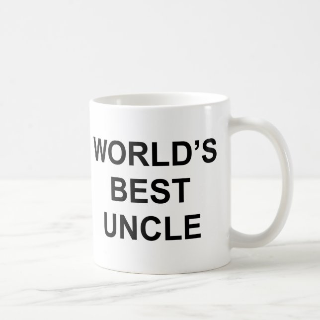 Världs bäst Uncle Kaffemugg (Höger)