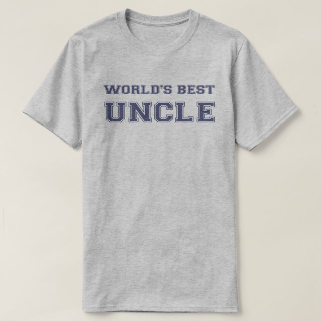 Världs bäst Uncle T-shirt (Design framsida)