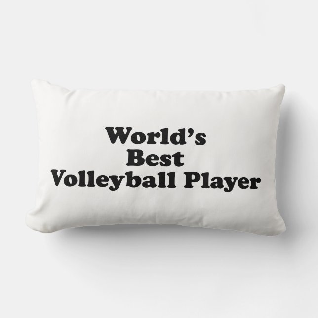Världs bäst volleybollspelare lumbarkudde (Framsida)