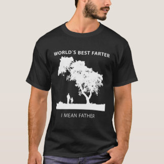 Världs bästa bondgård Far Far Pappa-munväder T Shirt