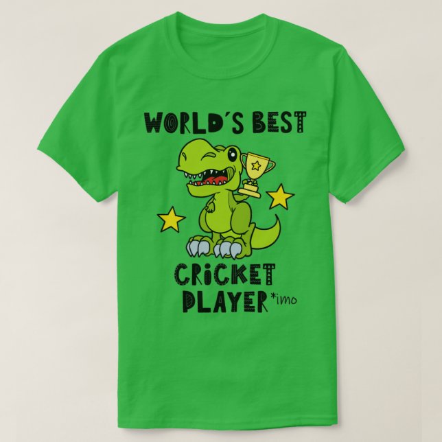 Världs bästa Cricket Player T Shirt (Design framsida)