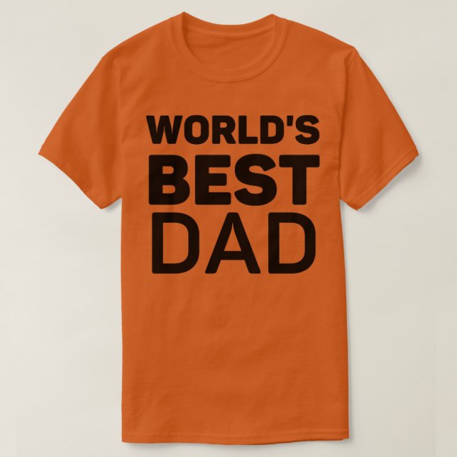 Världs bästa Pappa-gåva T Shirt (Design framsida)