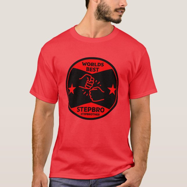 Världs bästa Stepbror T Shirt (Framsida)