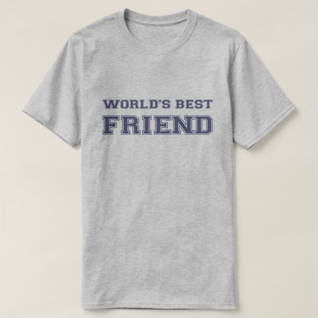 Världs bästa vän t-shirt (Design framsida)