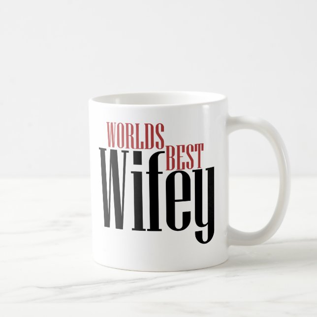 Världs bästa Wifey Kaffemugg (Höger)