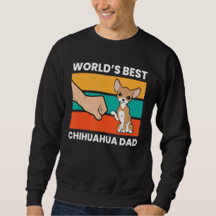 Världs Best Chihuahua Pappa Chihuahua Pappa Lång Ärmad Tröja