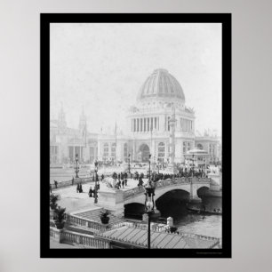 Världs Columbian utläggning i Chicago 1893 Poster