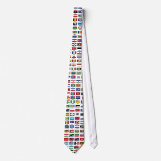 Världs flaggor Tie Slips