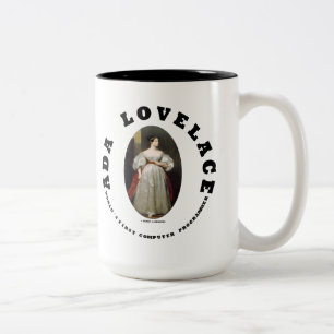 Världs för Ada Lovelace första programmerare Två-Tonad Mugg