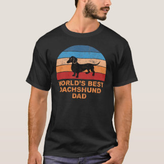 Världs för bäst Retro solnedgång taxpappa T Shirt