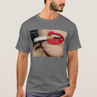Världs första och sist apokalyptiska cigarett tee shirt