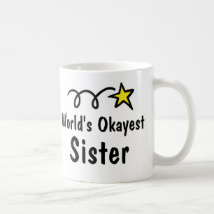 Världs gåva för mugg för kaffe för Okayest sy