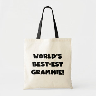 Världs gåvor för för Bäst-est Grammie svart e Tygkasse