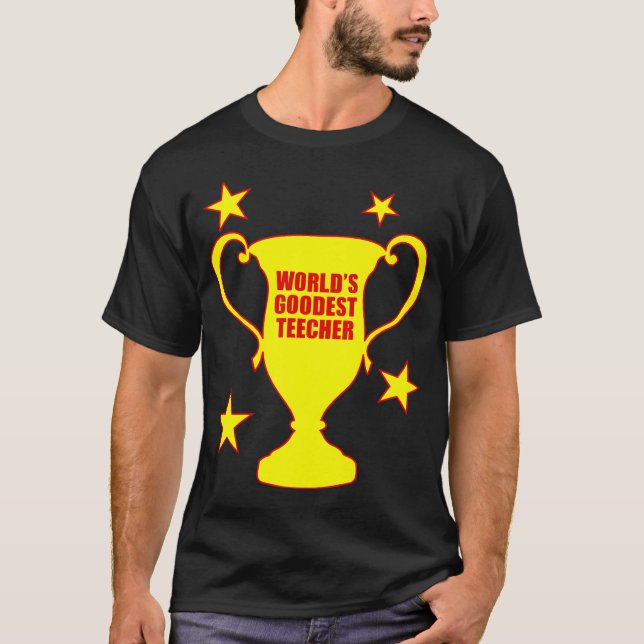 Världs Goodest Teecher T-shirt (Framsida)