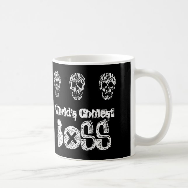 Världs kallast döskallar V07B för CHEFsebra Kaffemugg (Höger)