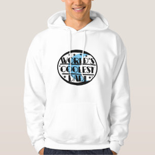 Världs kallast pappaTshirts och gåvor Tröja Med Luva