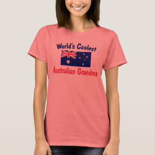 Världs kallaste australiensiska mormor tee shirt