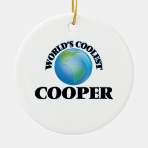 Världs kallaste Cooper Julgransprydnad Keramik