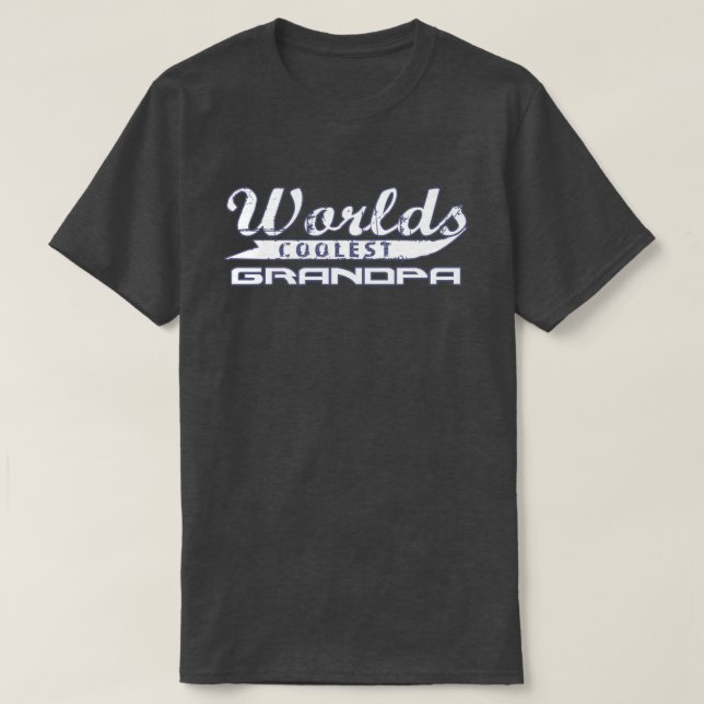 Världs kallaste morfar t-shirt (Design framsida)