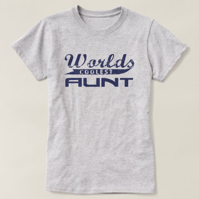 Världs kallaste moster tee shirt (Design framsida)