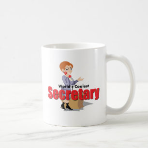 Världs kallaste sekreterare kaffemugg