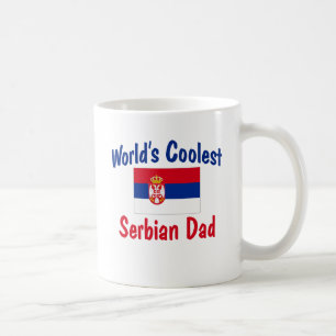 Världs kallaste serbiska pappa kaffemugg