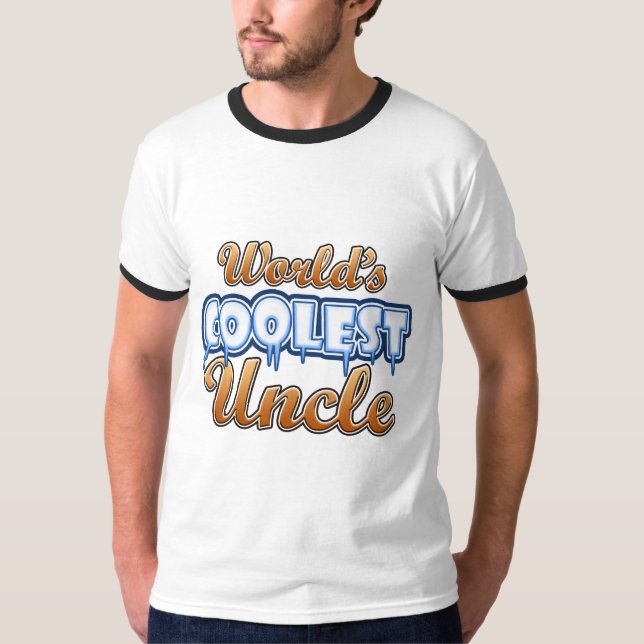 Världs kallaste Uncle T-shirt (Framsida)