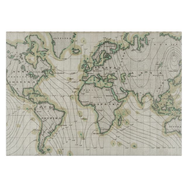 Världs magnetiska declination (Framsidan)