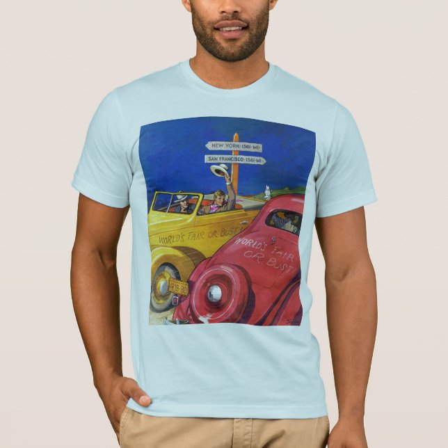 Världs mässa eller byst tee shirt (Framsida)