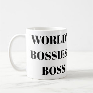 Världs mest bossiest chef kaffemugg