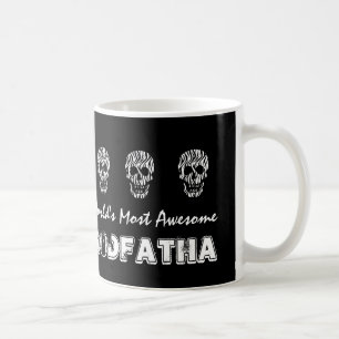 Världs mest enorm döskallar V16 för GUDFADERseb Kaffemugg