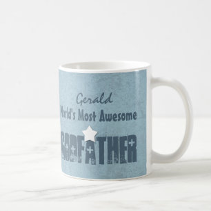 Världs mest enorm Grunge W06C1 för GUDFADERblåt Kaffemugg