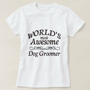 Världs mest enorm hundGroomer T-shirt
