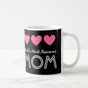 Världs mest enorm MAMMAhjärtor V03 Kaffemugg