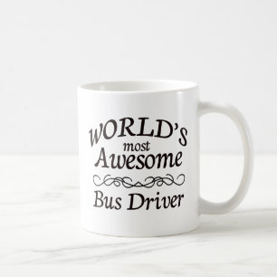 Världs mest enorma bussförare kaffemugg