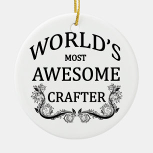 Världs mest enorma Crafter Julgransprydnad Keramik