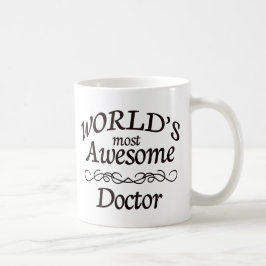 Världs mest enorma doktor kaffemugg