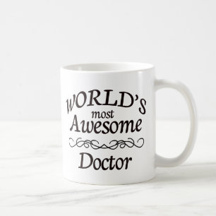 Världs mest enorma doktor kaffemugg